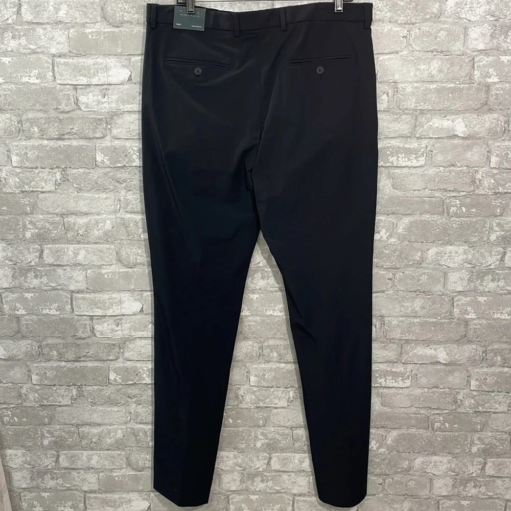 Perry Ellis Black Slim Stretch Pants